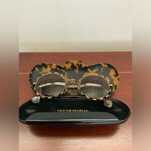 Oliver People’s Gold Wire Frame Sunglasses
